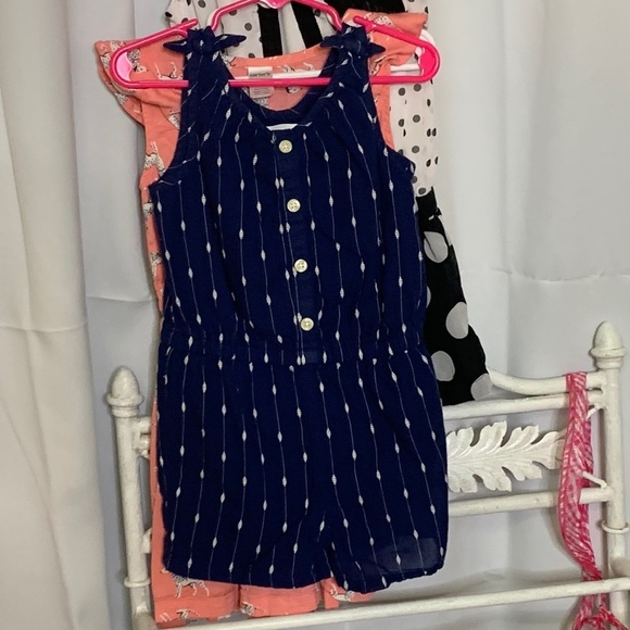 24. Dresses and Romper Girls Size 5 Bundle 3 Outfits - Picture 2 of 5